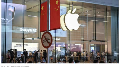 Apple shares plummet on China bans