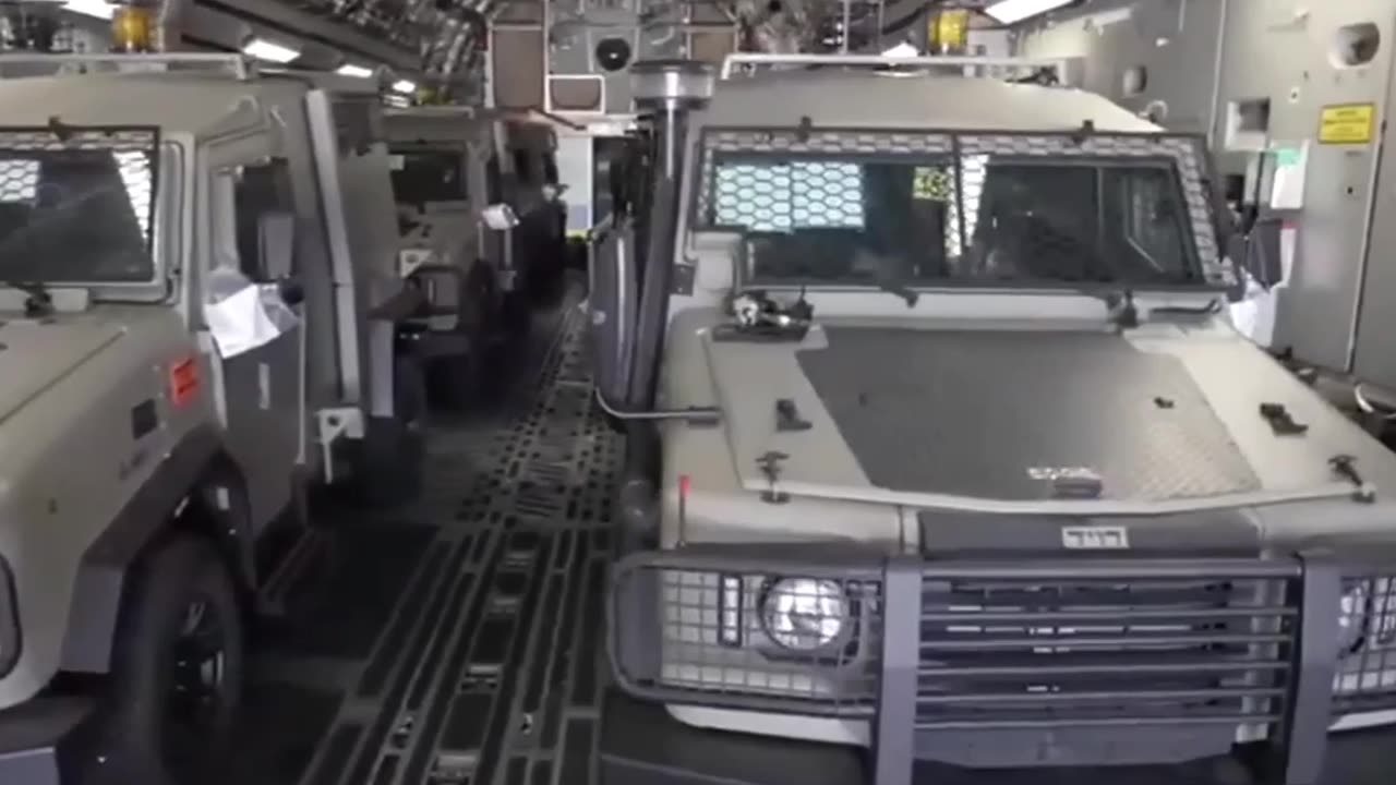 Israel received the first batch of armored vehicles from the United States