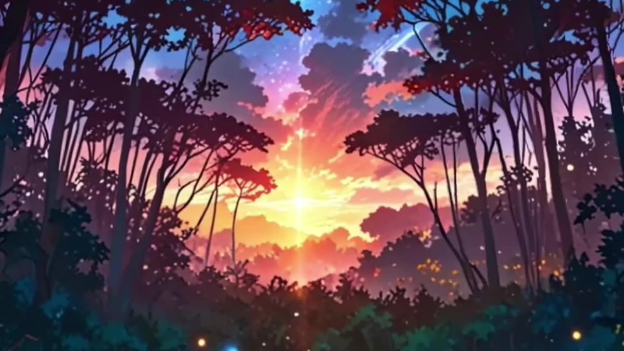 Celestial Twilight: A Journey Through the Enchanted Forest