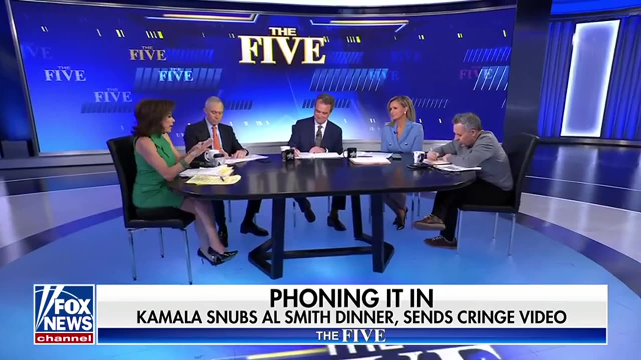 'The Five' reacts to Trump's Al Smith Dinner riff