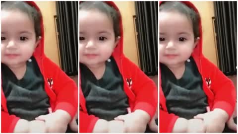 Cute Baby Saying papa || Baby calling papa first time