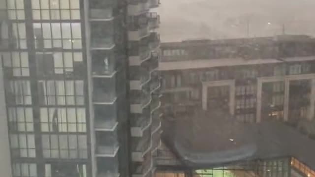 severe thunderstorm in toronto Stay Safe Everyone!