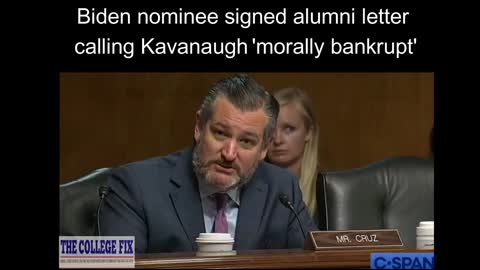 Ted Cruz grills nominee on anti-Kavanaugh letter