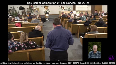 Roy Barker Celebration of Life Service - 01-20-24