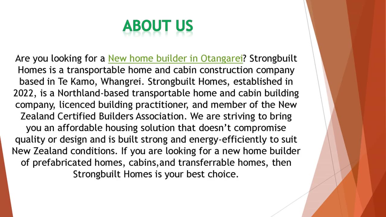 Are you looking for a New home builder in Otangarei?