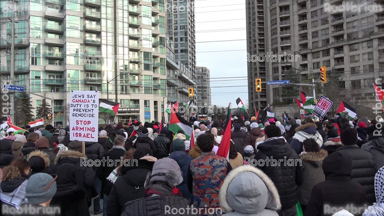 Gaza in every city - Celebration Square - Toronto4palestine (mississauga, square one)