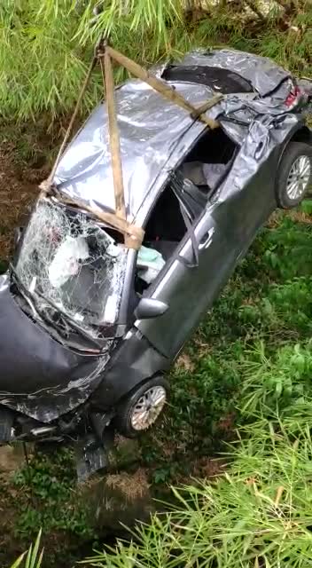 Hombres de Bomberos de Floridablanca realizaron las maniobras de rescate