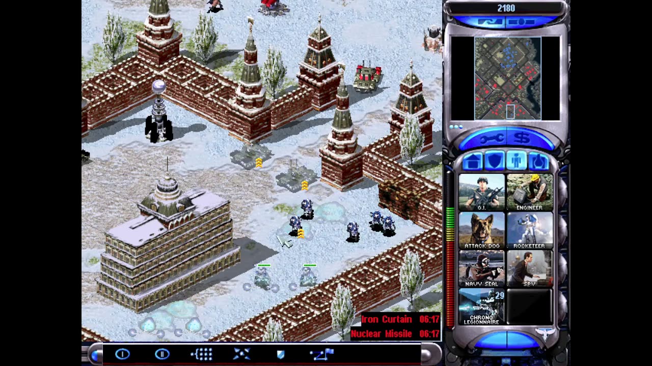 MISSION 12 - HARD MODE - RED ALERT 2 ALLIED CAMPAIGN - C&C