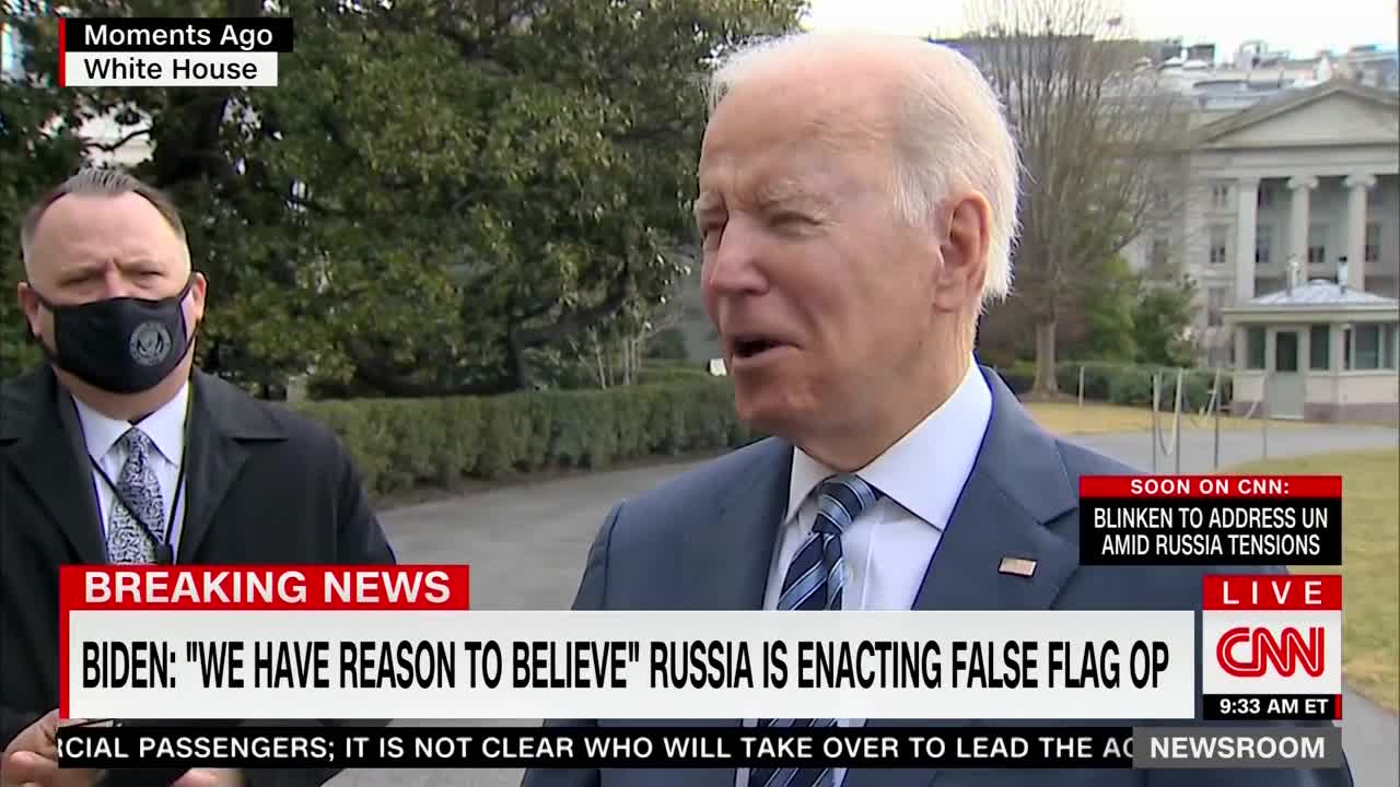 Biden Says He Thinks Russia Will Invade Ukraine