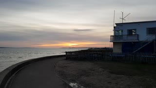 Sunset at Hill head Tichfield.