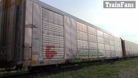 TRAIN 274 CN 2295 & CN 5761 Engines Manifest Train Eastbound In Sarnia Ontario