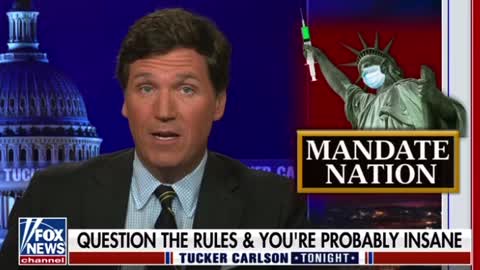 Tucker Carlson Former Soldier sent to psychiatrist then BOOTED OUT over MASK MANDATES 9/21/21