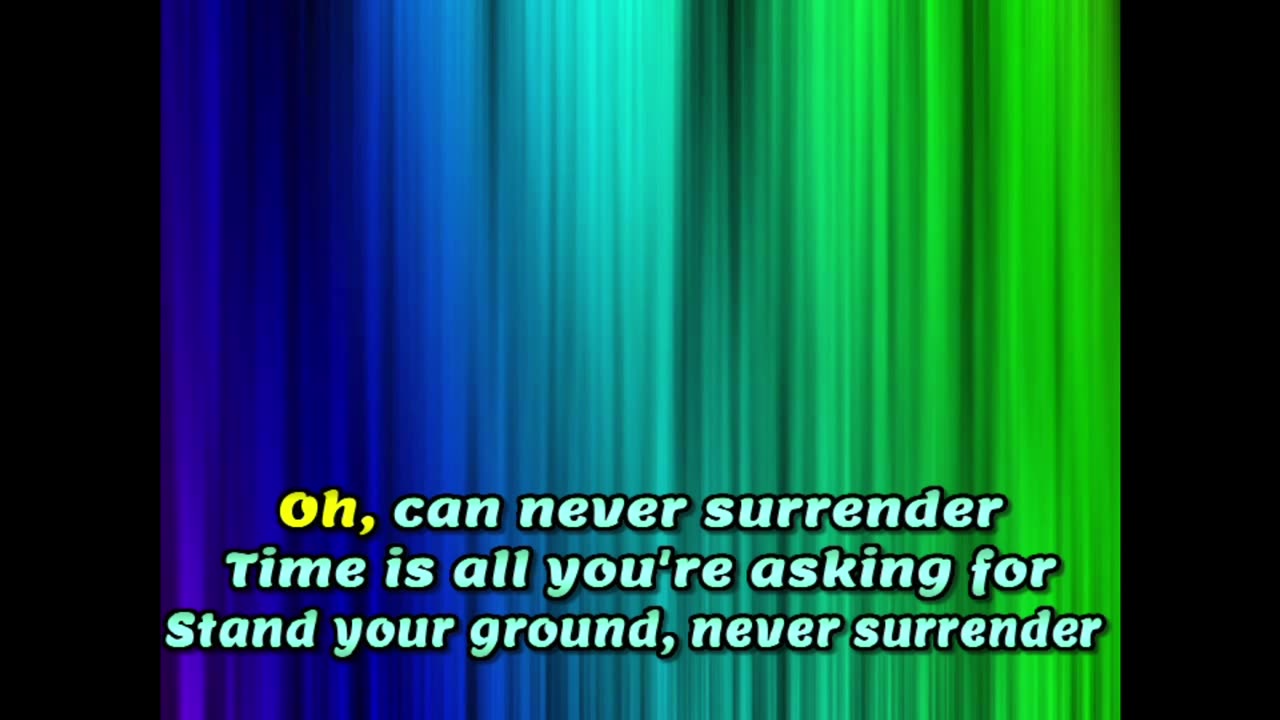 kbkaraokeking never surrender (Jan 2024)