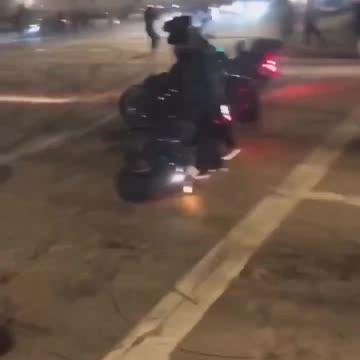 A hit-and-run incident escalated dramatically when a street racer was shot at following the crash