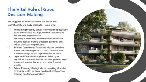 How to Make Good Decisions as a Strata Community