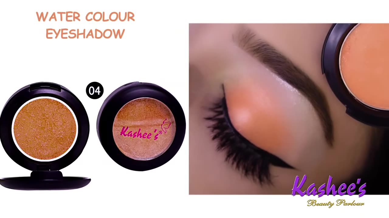 Kashees water color eyemakeup tutorual