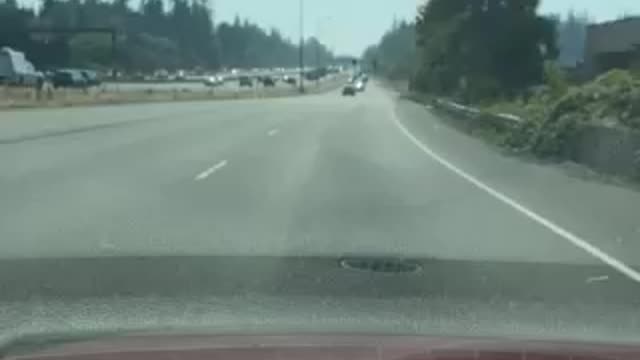 Sign about masks posted on the freeway ramp!