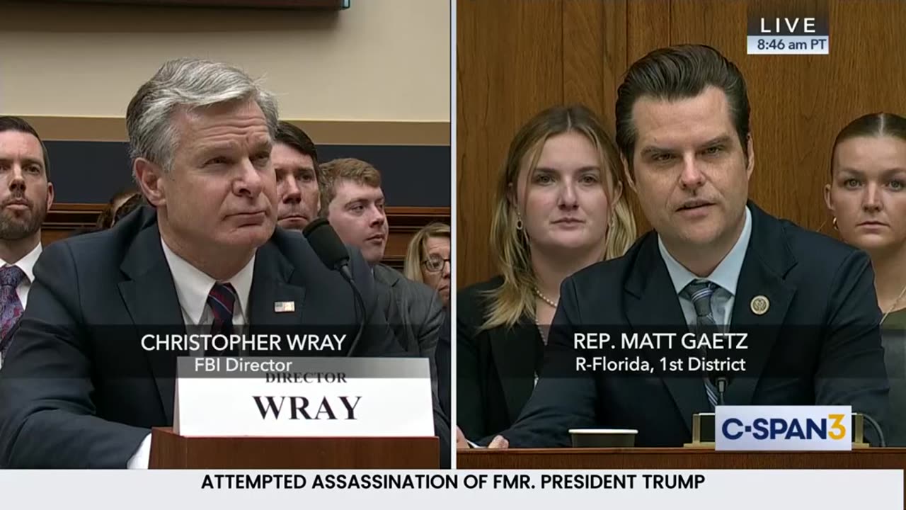 Gaetz Grills FBI Director Wray On Conspiracy To Cover Up Biden Dementia