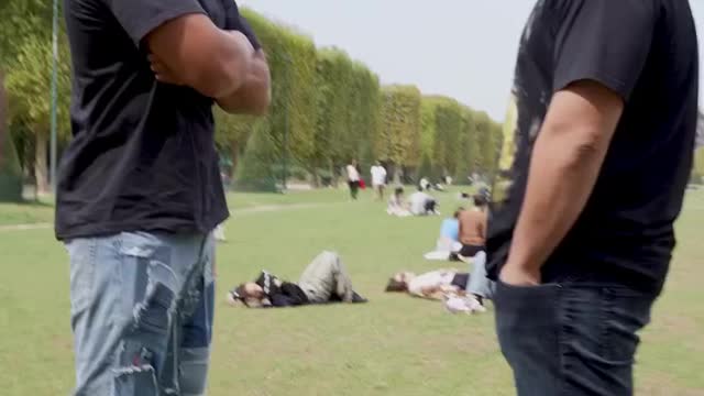 Ciryl Gane And Tai Tuivasa Do A Shoey In Paris