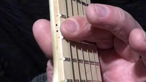 Perfect 4th - 5 half steps or 1 adjacent string