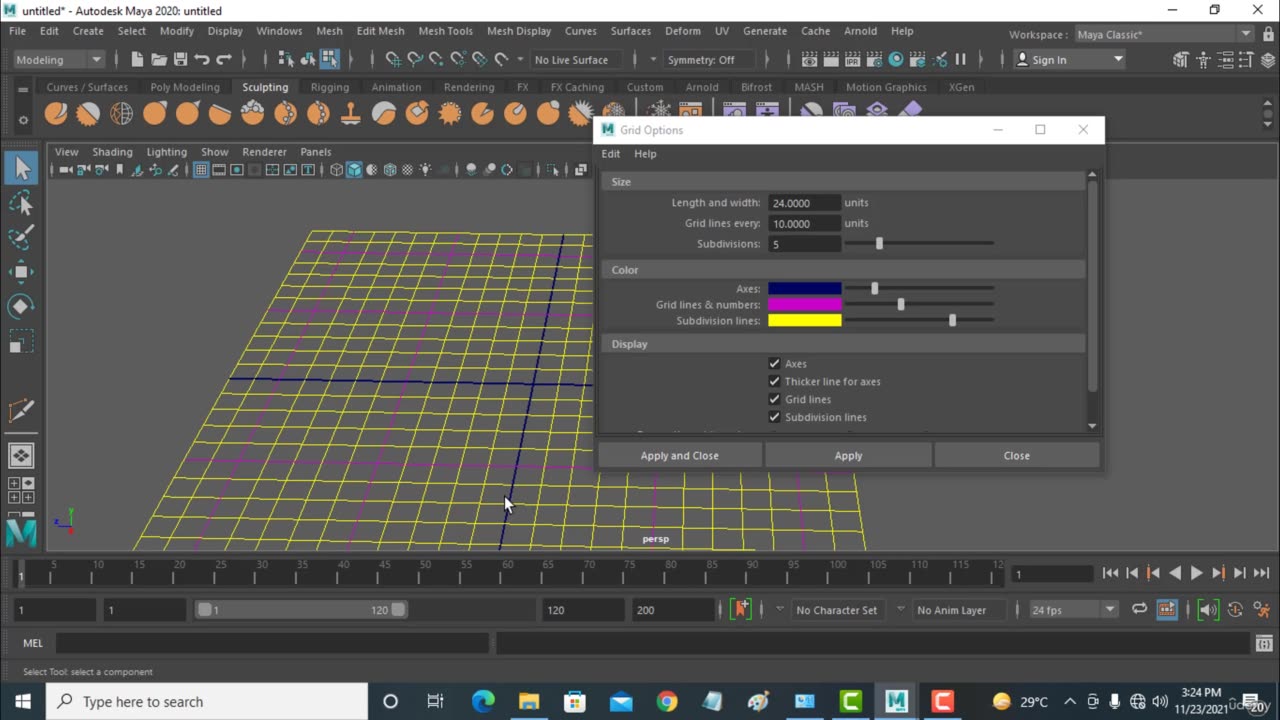 Lesson 02 Maya Interface and Viewport Operating