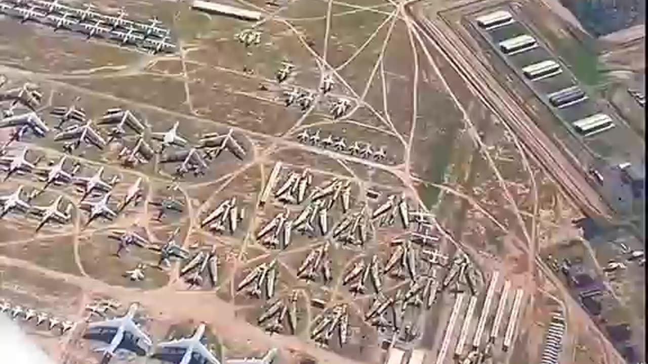 The world's largest boneyard in the world 😮😮