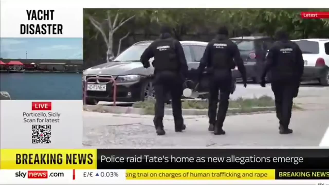 Police raid Andrew Tate's home in Romania as new allegations emerge involving minors