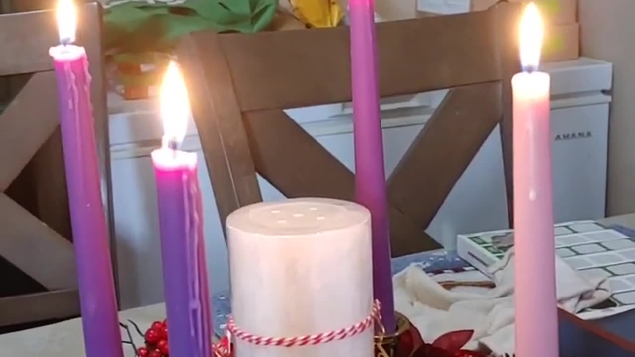 Christmas season Advent Candle liturgy