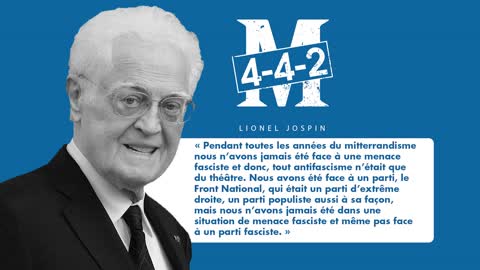 L'ancien Premier ministre Lionel Jospin : "Nous n’avons jamais été face à une menace fasciste"