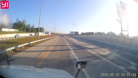 Semi truck accident