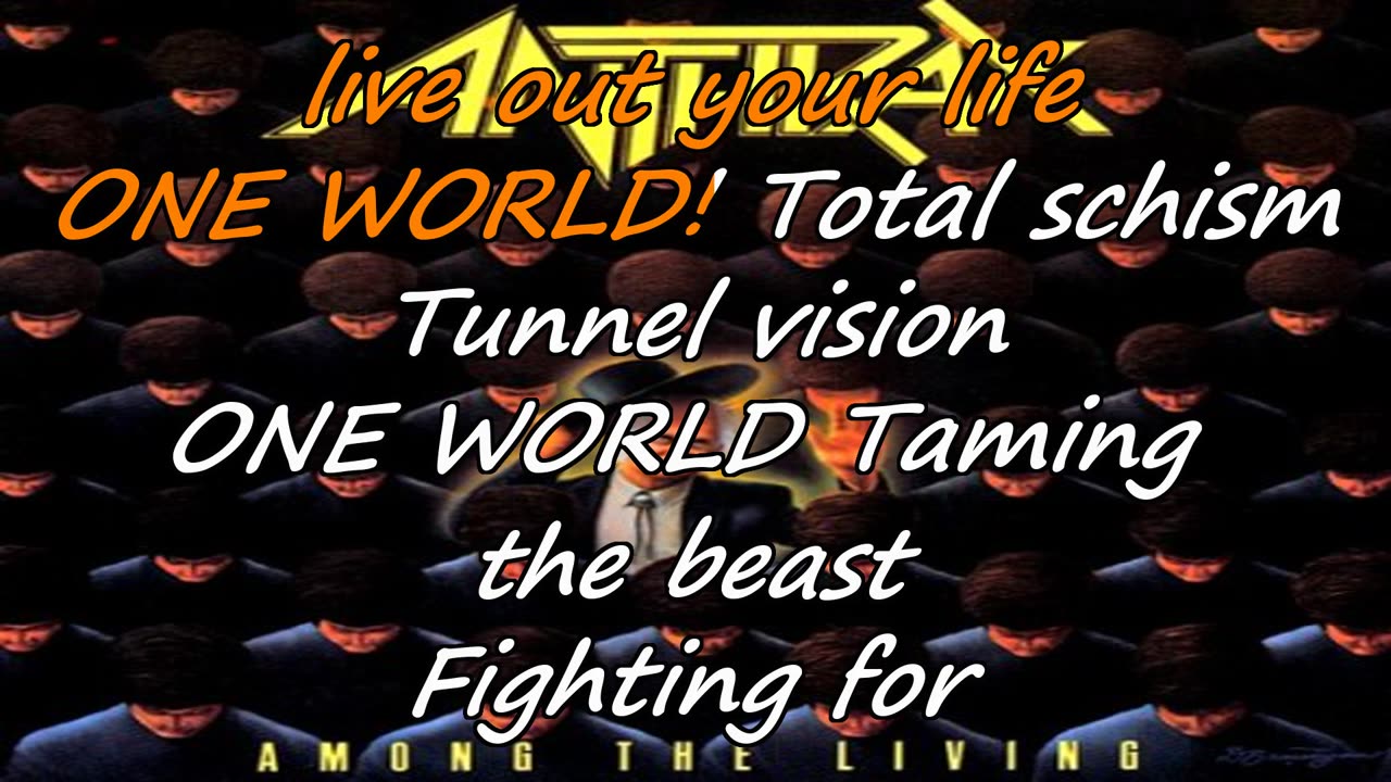 Anthrax - One World {taming the karaoke}