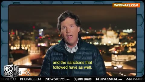 Tucker Carlson Sends Alex Jones: Message From Russia