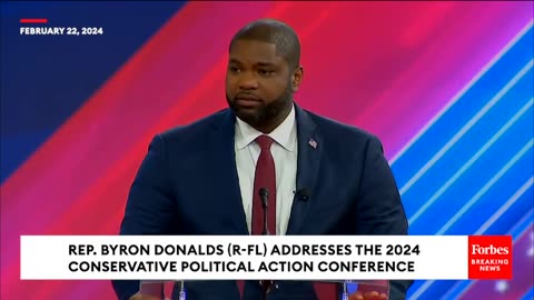 BREAKING NEWS Byron Donalds Calls For Prosecution Of Biden Over Espionage Act At CPAC 2024