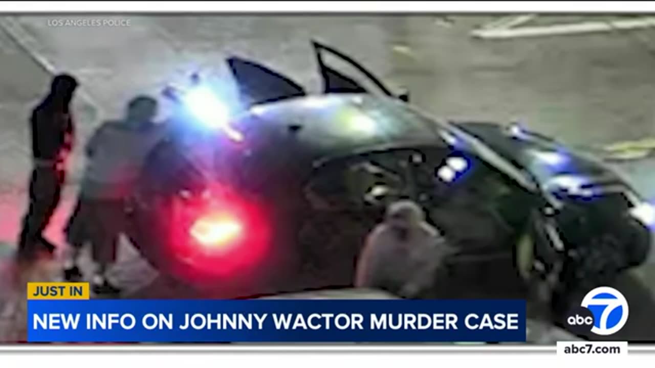 LAPD releases images of suspects, vehicle in Johnny Wactor killing | ABC7 News