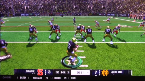 CollegeFootball25: Notre Dame vs Syracuse