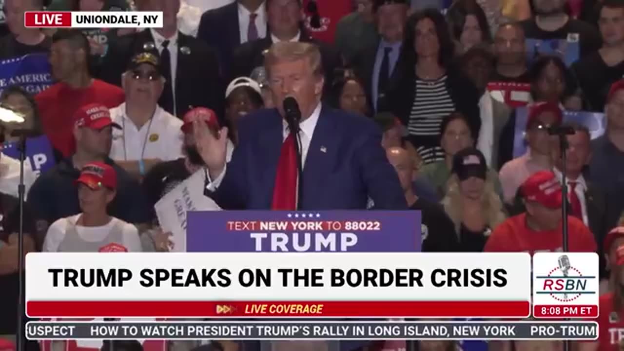 President Trump Holds a Rally in Uniondale, New York - 9/18/2024