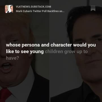 🚨 Mark Cuban’s X Poll Backfires as Trump Dominates Harris in Public Opinion