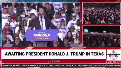 Don Jr.’s full speech at the rally in Texas.