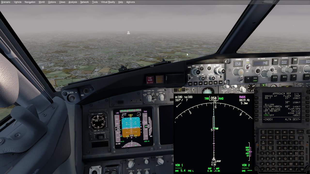 Munich EDDM - Luxembourg ELLX Approach Landing Condor 737 IVAO P3D