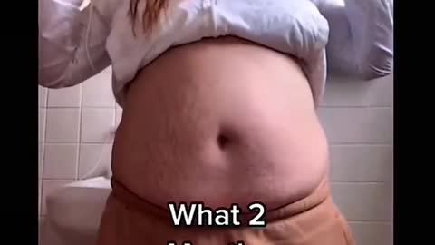 She prove that what 2 months can do, weight loss at home
