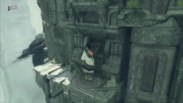 The boy saves the be monster