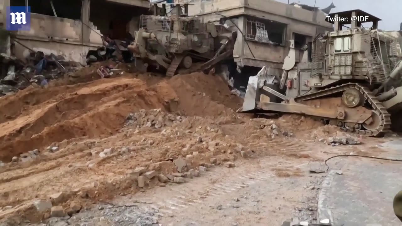 ISRAEL SOLDIERS FIND HAMAS TUNNEL BESIDE A SCHOOL IN GAZA