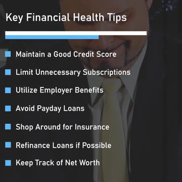 Carvellis Key Points! Key Financial Health Tips!