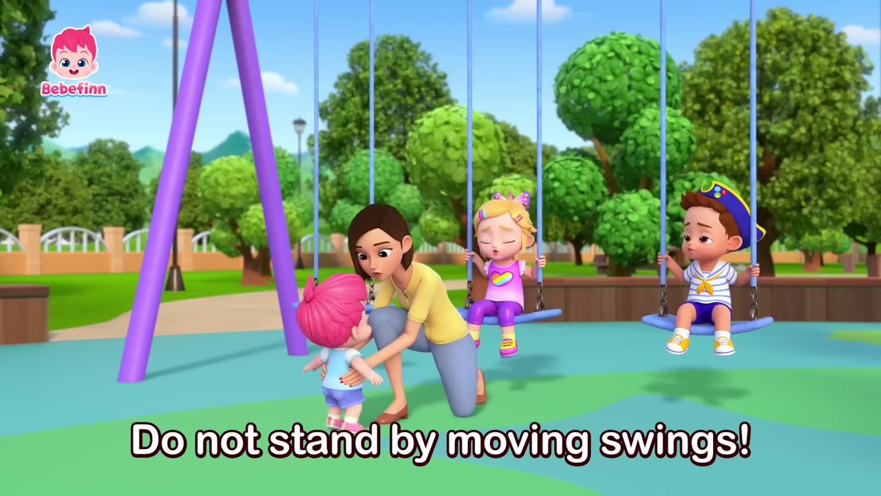 Ouch! Playground Safety Song | EP117 | Bebefinn Nursery Rhymes for Kids