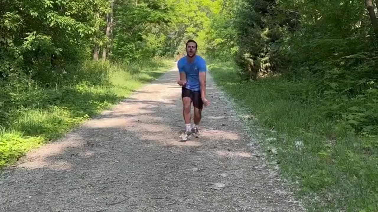 How dogs would run if they were people.