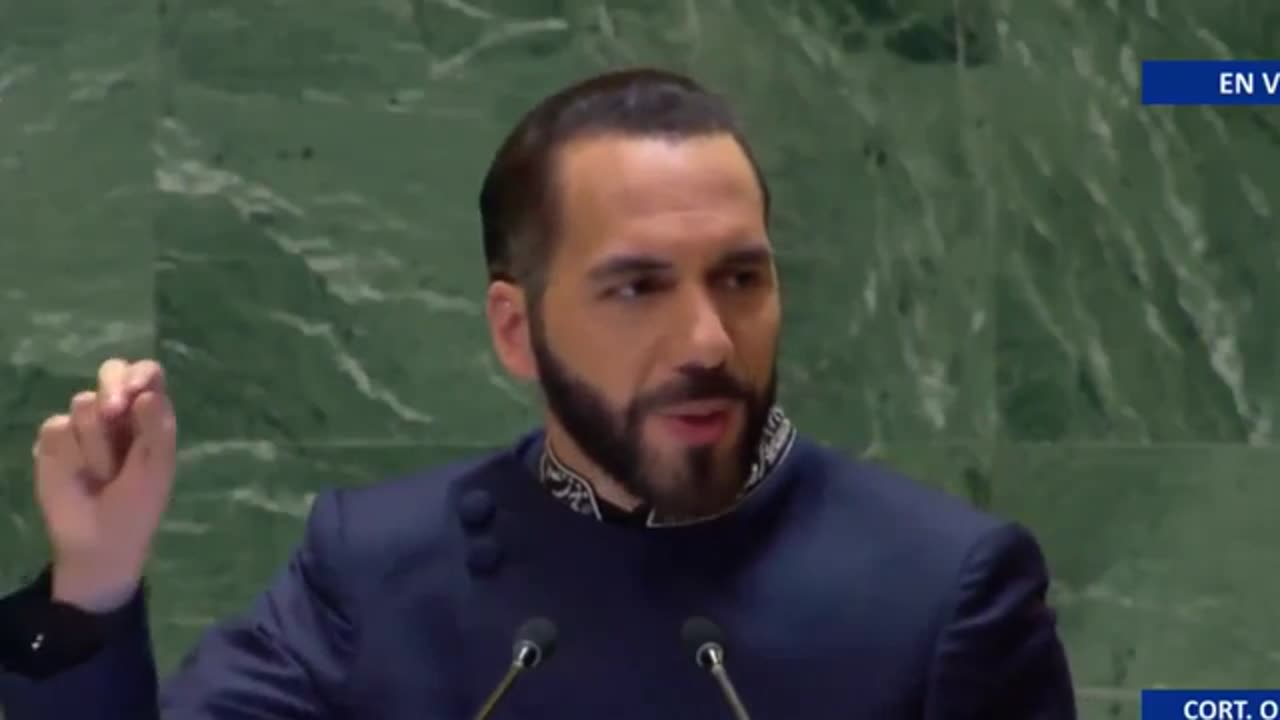 Great speech by Nayib Bukele!