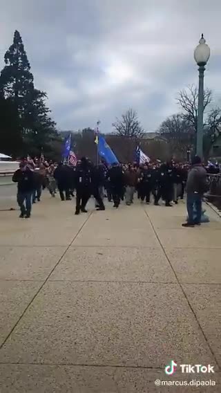 Police opened the gates to the Capital? - Choreographed Antifa false flag op?