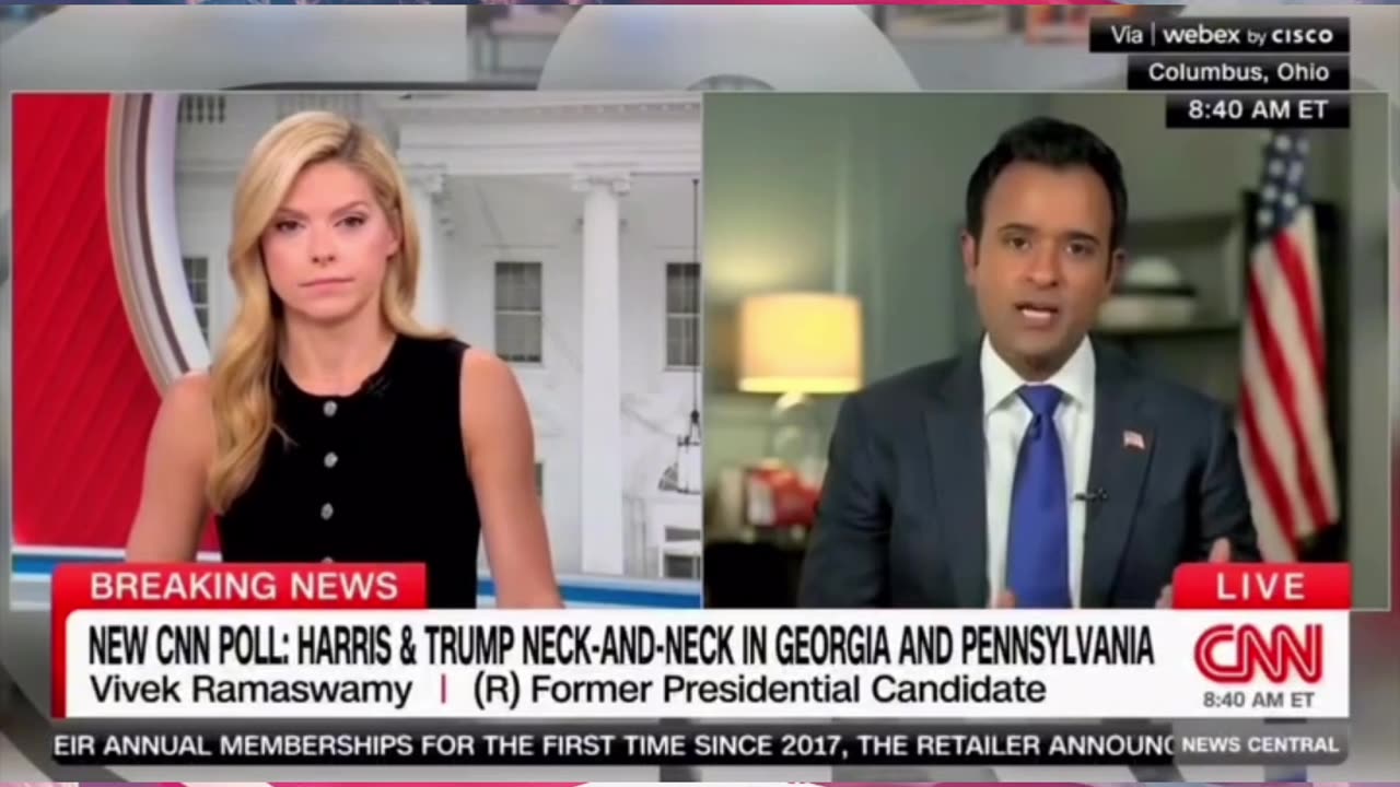 Vevik Torches CNN on Harris Flip-Flops