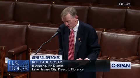 Rep. Gosar on Special Order on Proper Forest Management