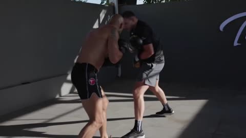Andrew Tate Body Spars UFC Fighter!!